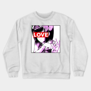 Aesthetic Japanese Girl 7 Crewneck Sweatshirt